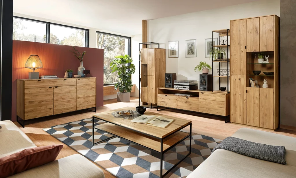 Meble dębowe w salonie - Wpis