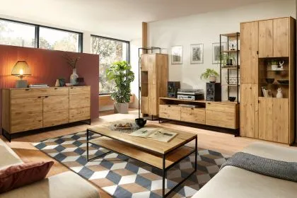 Meble dębowe w salonie - Wpis blogowy - Miniaturka