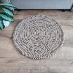 Dywanik ze sznurka okrągły 60 cm - Różne Kolory