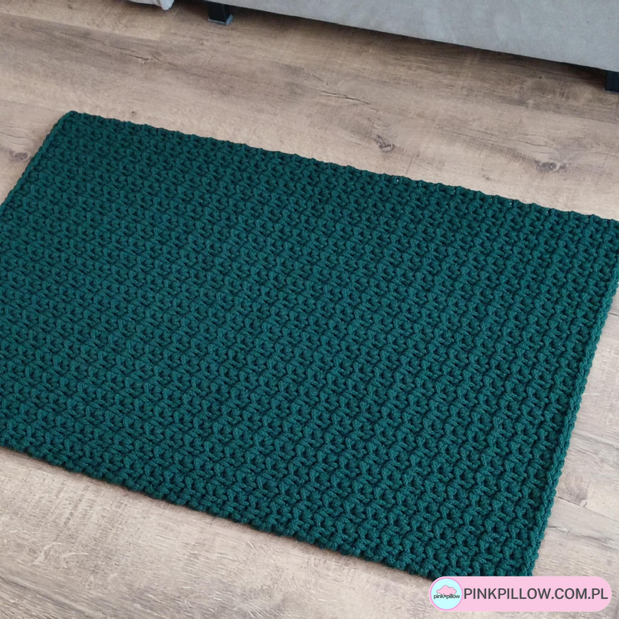 Dywan prostokątny sznurkowy o wymiarze 55x85 cm