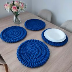 Komplet Podkładek pod talerze 4 szt. - Średnica 32 cm - Różne Kolory