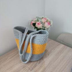 Torba na ramię sznurkowa - Wymiary 23x30 cm - Różne Kolory