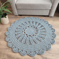 Piękny Dywan do salonu 1 m - Kolor Szary