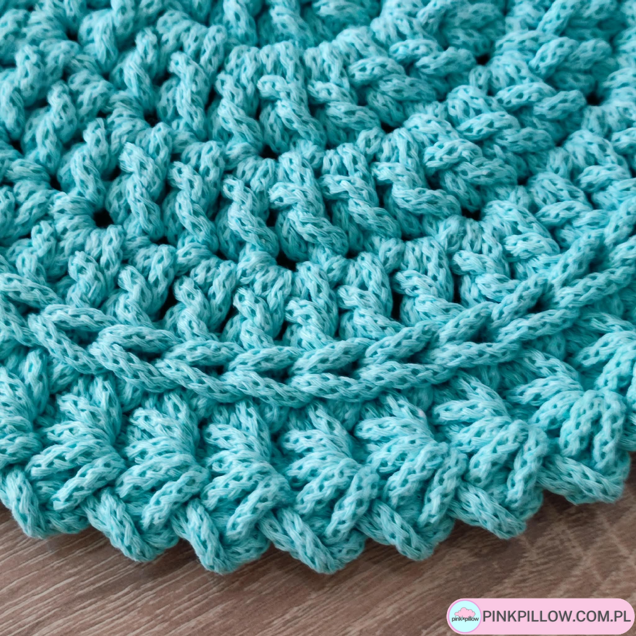 Podkładki sznurkowe, okrągłe 32 cm - Komplet 8 szt. - Różne Kolory - obrazek 3