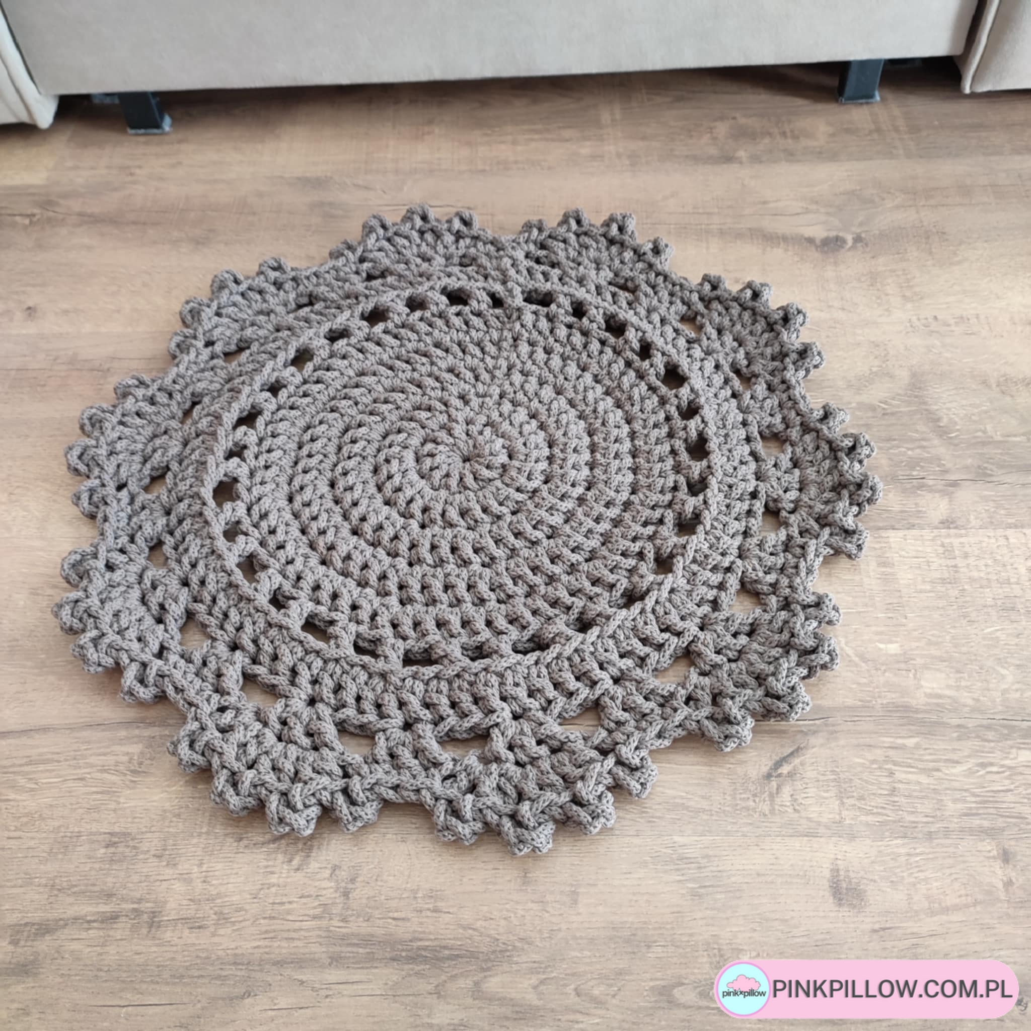 Dywan Sznurkowy do salonu 50 cm - Różne Kolory - obrazek 2