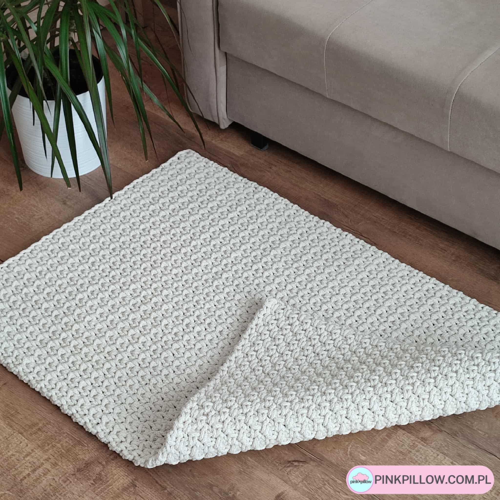 Dywan salonowy Prostokątny ze sznurka 60x100 cm - Różne Kolory - obrazek 2