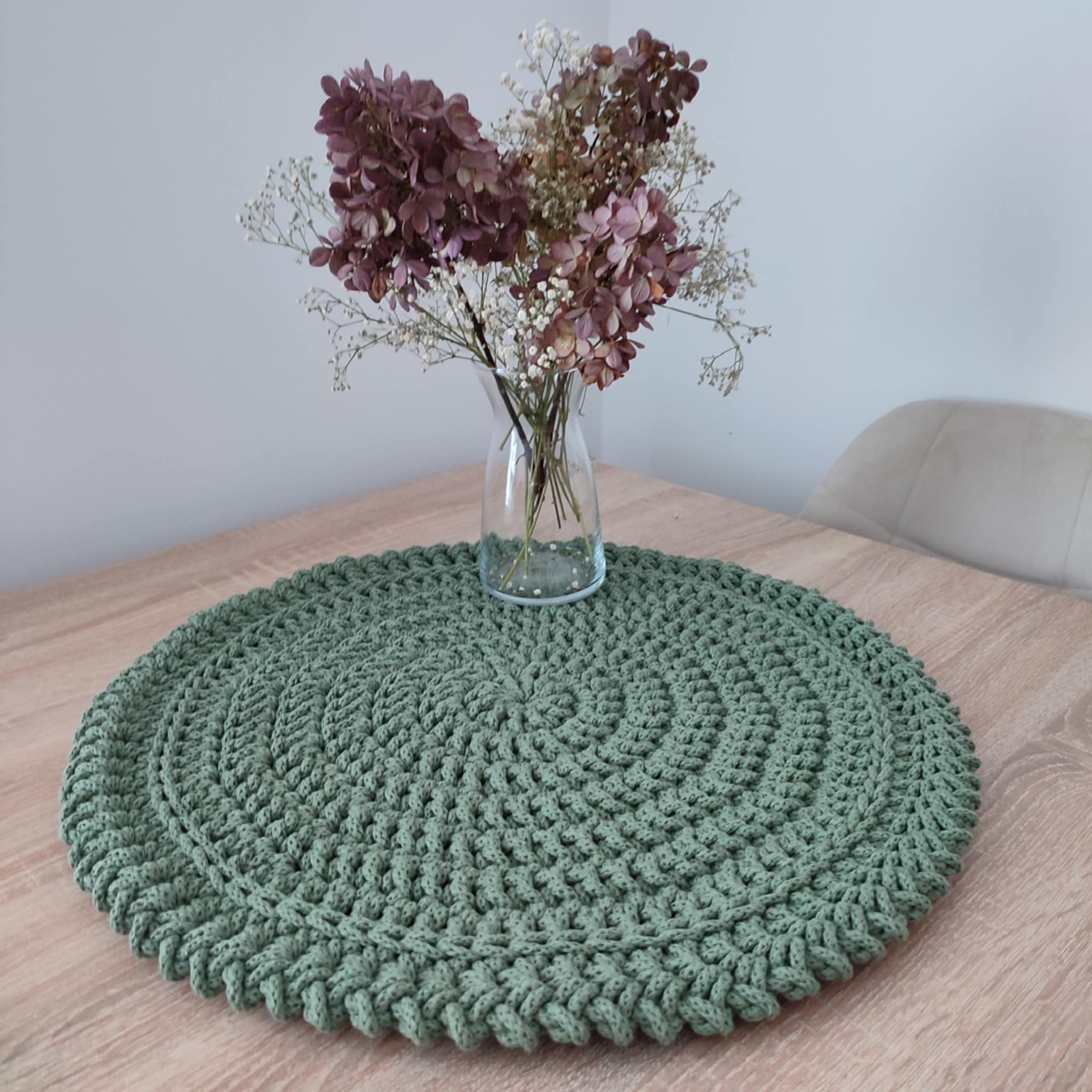 Podkładka na Stół obiadowy - Średnica 50 cm - Różne Kolory - obrazek 3