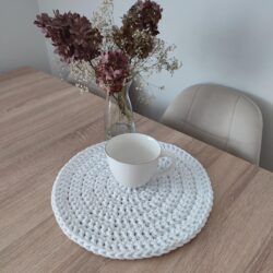 Podkładka pod Talerz Okrągła 33 cm - Kolor Biały