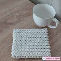 Mała Podkładka Kwadratowa - Wymiar 16x16 cm - Kolor Ecru