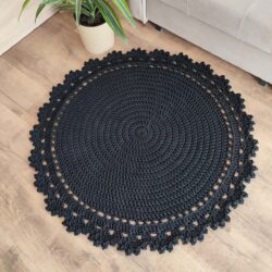 Dywan ze sznurka bawełnianego 100 cm - Różne Kolory