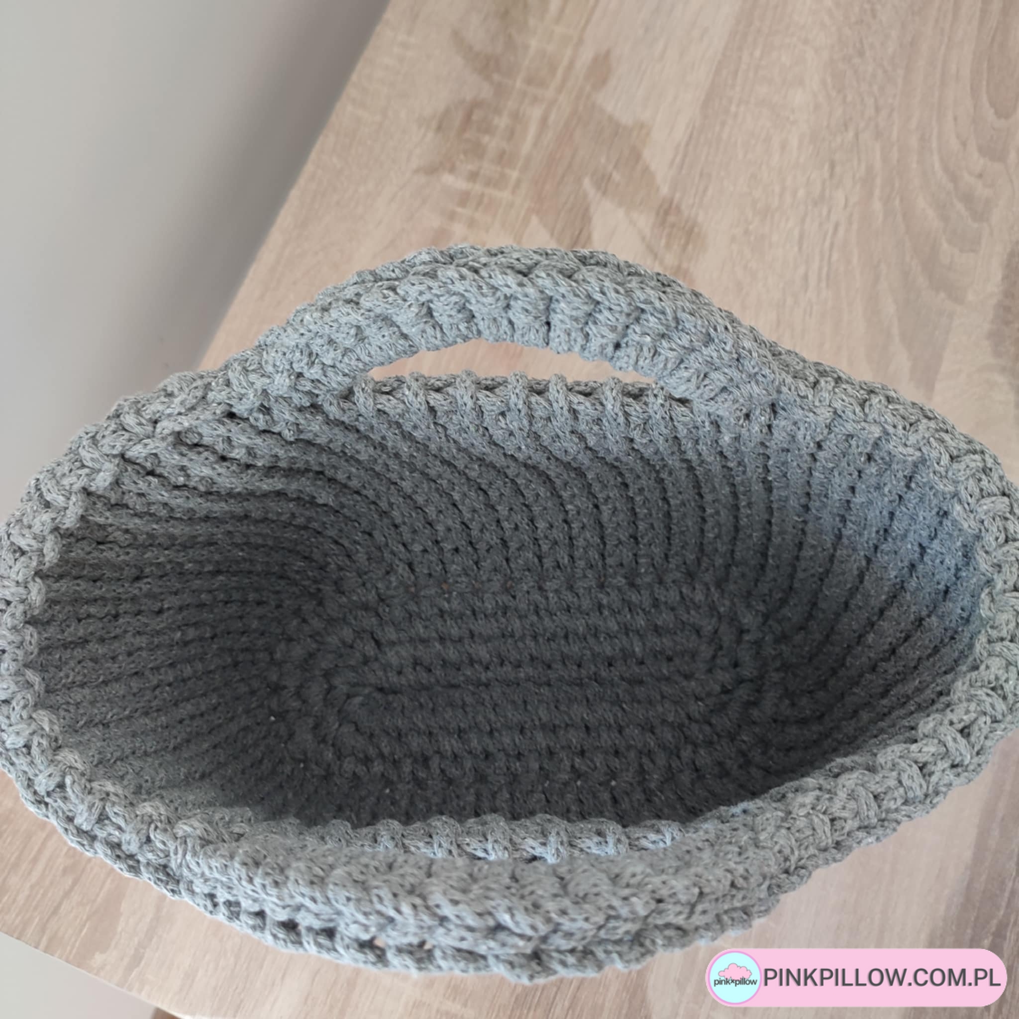 Mała Torebeczka ze sznurka 25x20 cm - Różne Kolory - obrazek 3