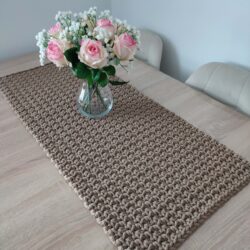 Bieżnik ze sznurka Prostokątny 40x90 cm - Różne Kolory