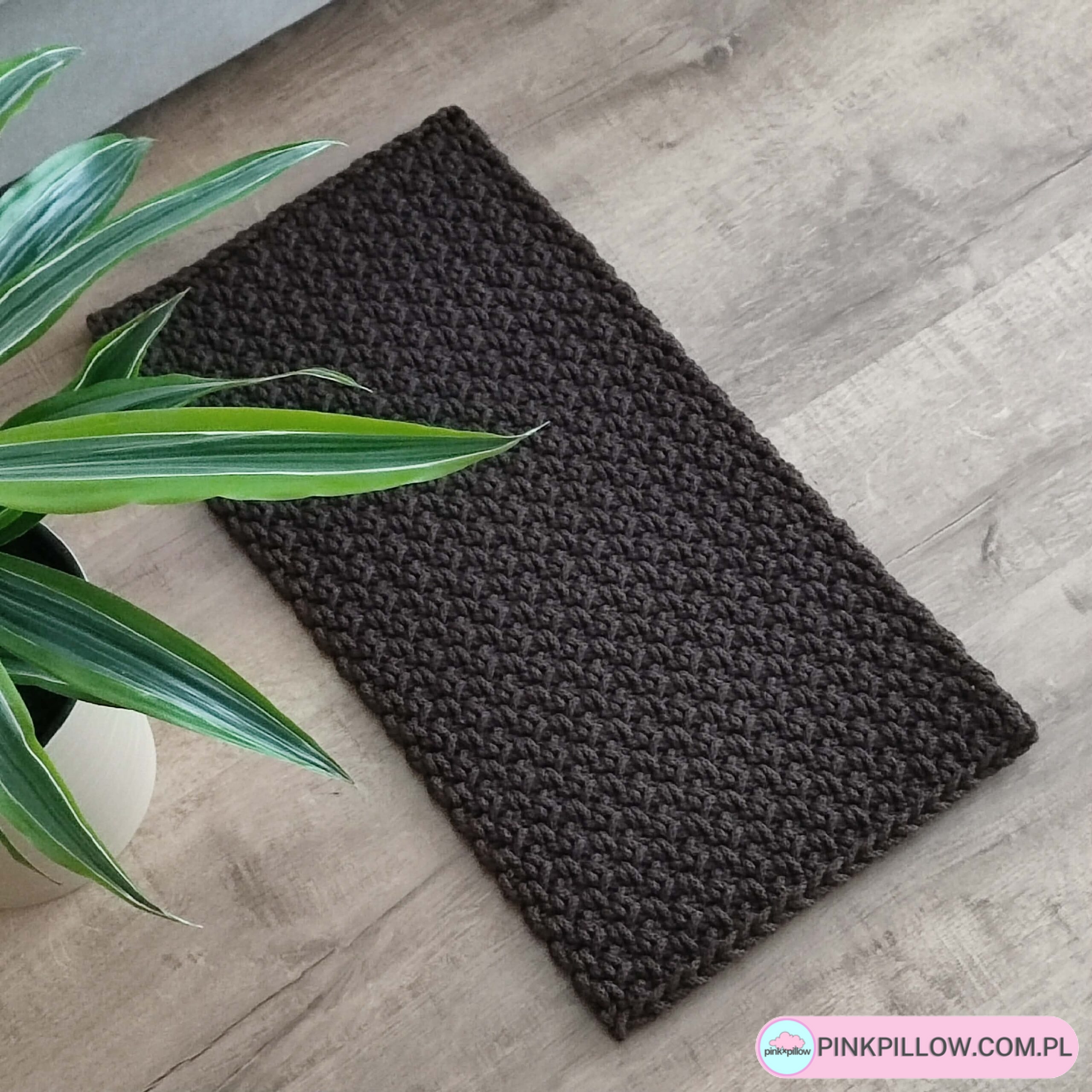 Dywan szydełkowy prostokątny ze sznurka 40x70 cm - Różne Kolory - obrazek 2