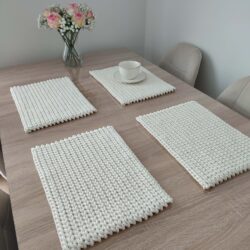 Komplet Podkładek Prostokątnych 4 szt. - Wymiary 25x35 cm - Różne Kolory