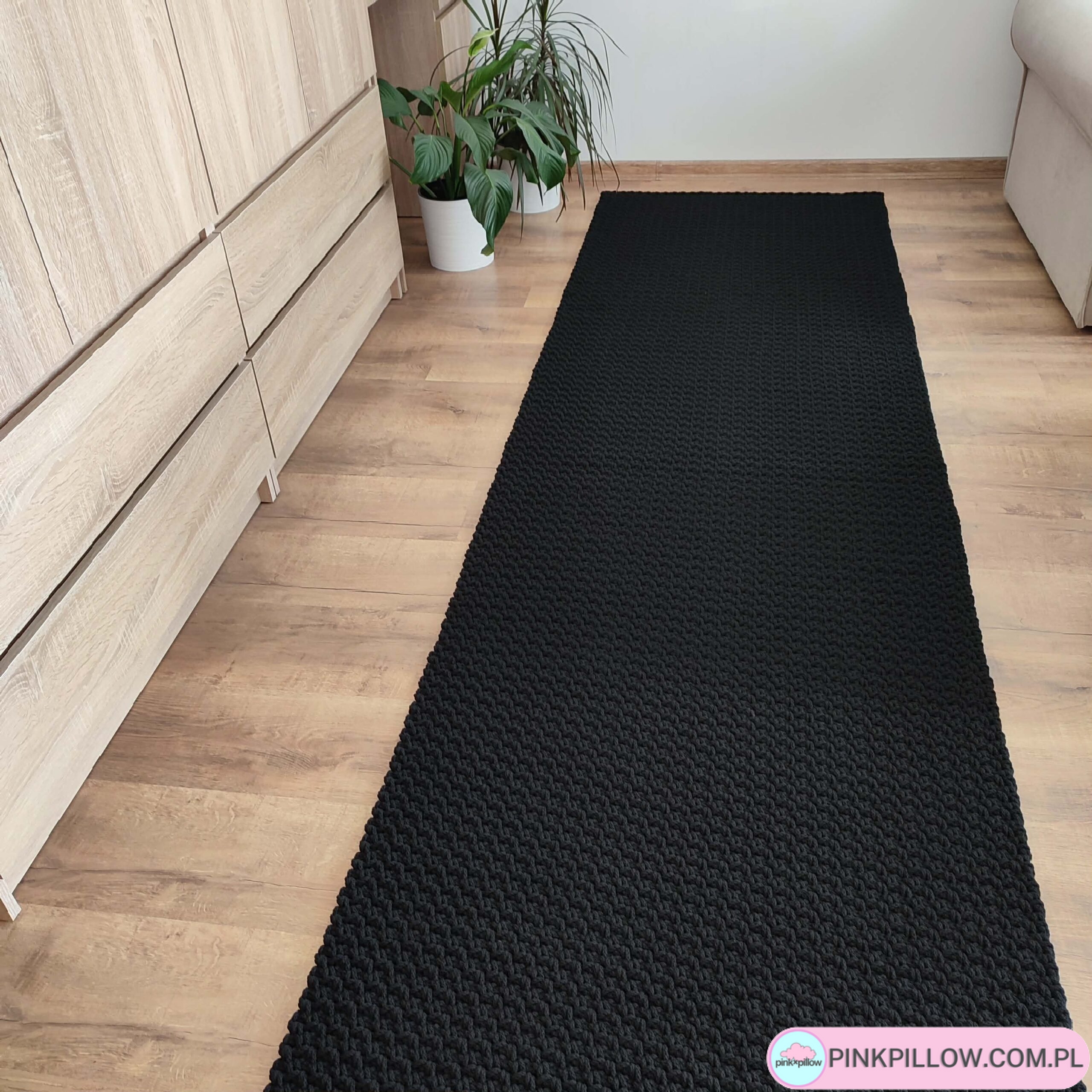 Długi Prosty Dywan ze sznurka prostokątny 80x300 cm - Różne Kolory - obrazek 3