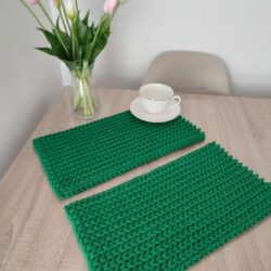 Podkładka Stołowa Prostokątna 20x40 cm - Kolor Trawka