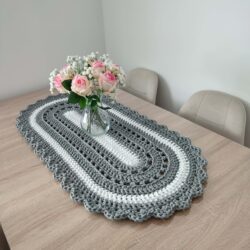 Bieżnik owalny ze sznurka - Wymiar 50x100 cm - Różne Kolory