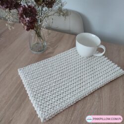 Podkładka pod Talerze Prostokątna - Wymiar 30x40 cm - Kolor Ecru