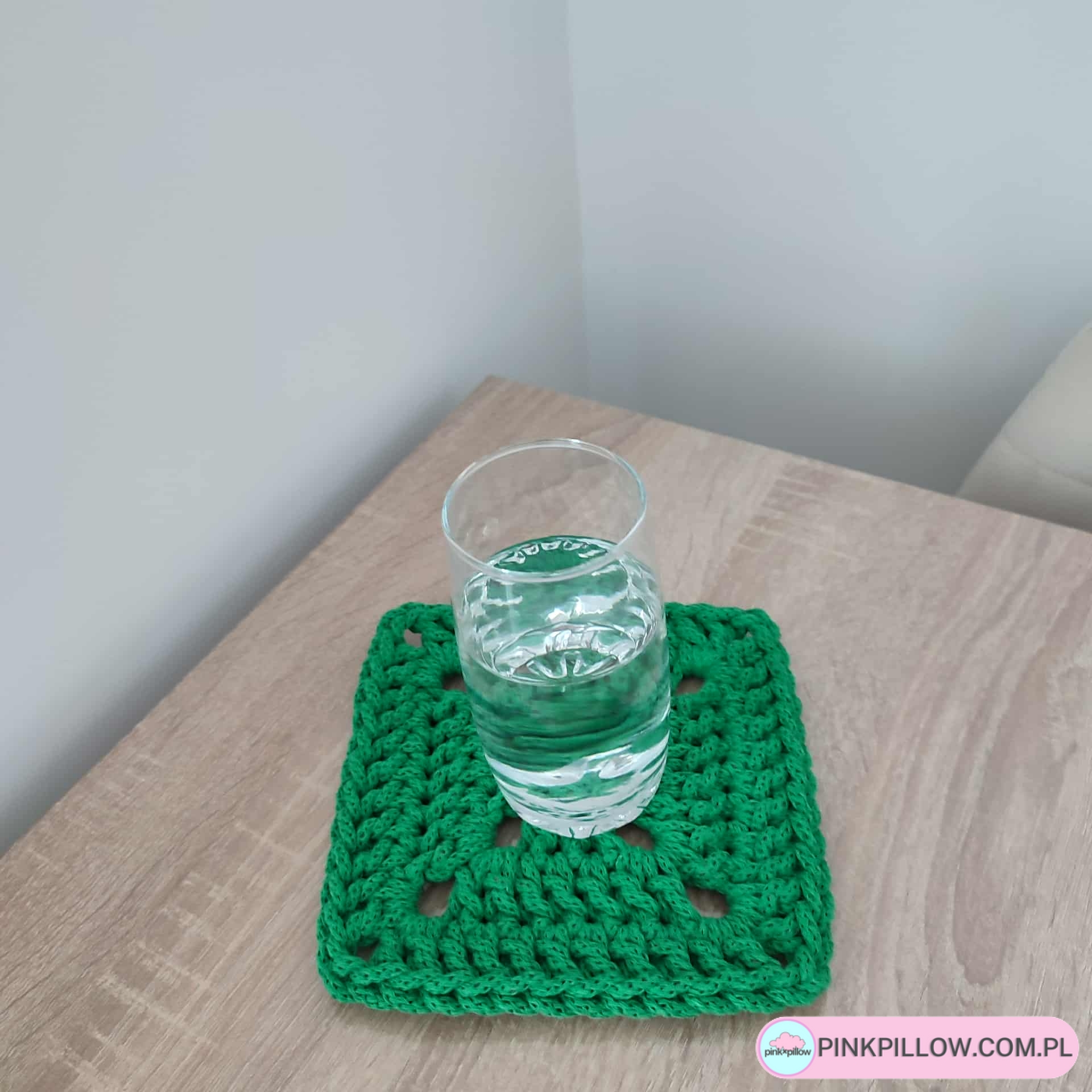 Kwadratowa Podkładka pod szklanki i kubki 16x16 cm - Różne Kolory - obrazek 3