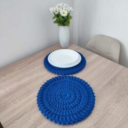 Podkładka boho ze sznurka bawełnianego 32 cm - Różne Kolory