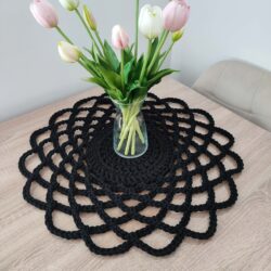Serweta szydełkowa z pięknym wzorem 55 cm - Różne Kolory