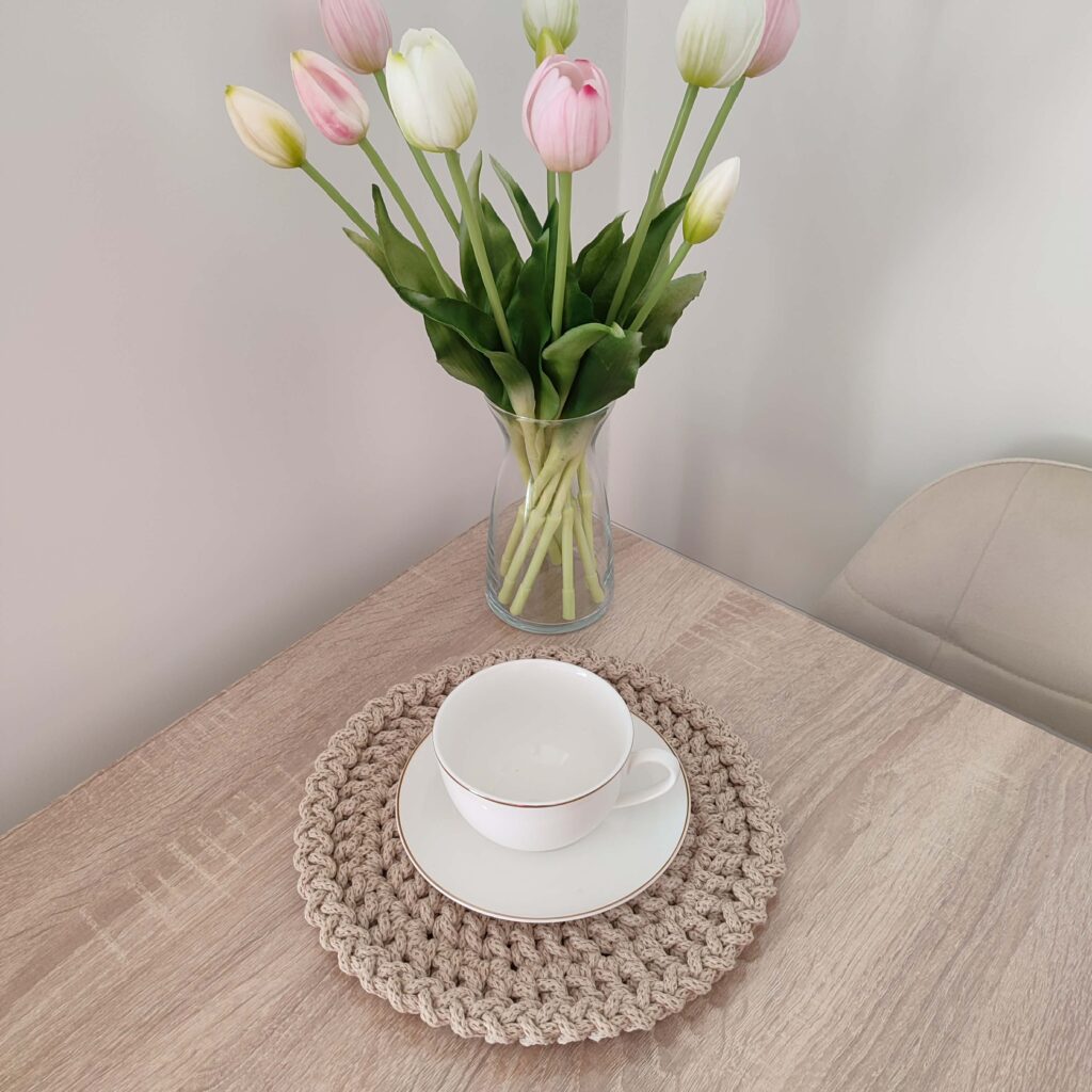 Podkładka pod Filiżanki i Kubki okrągła 26 cm - Różne Kolory