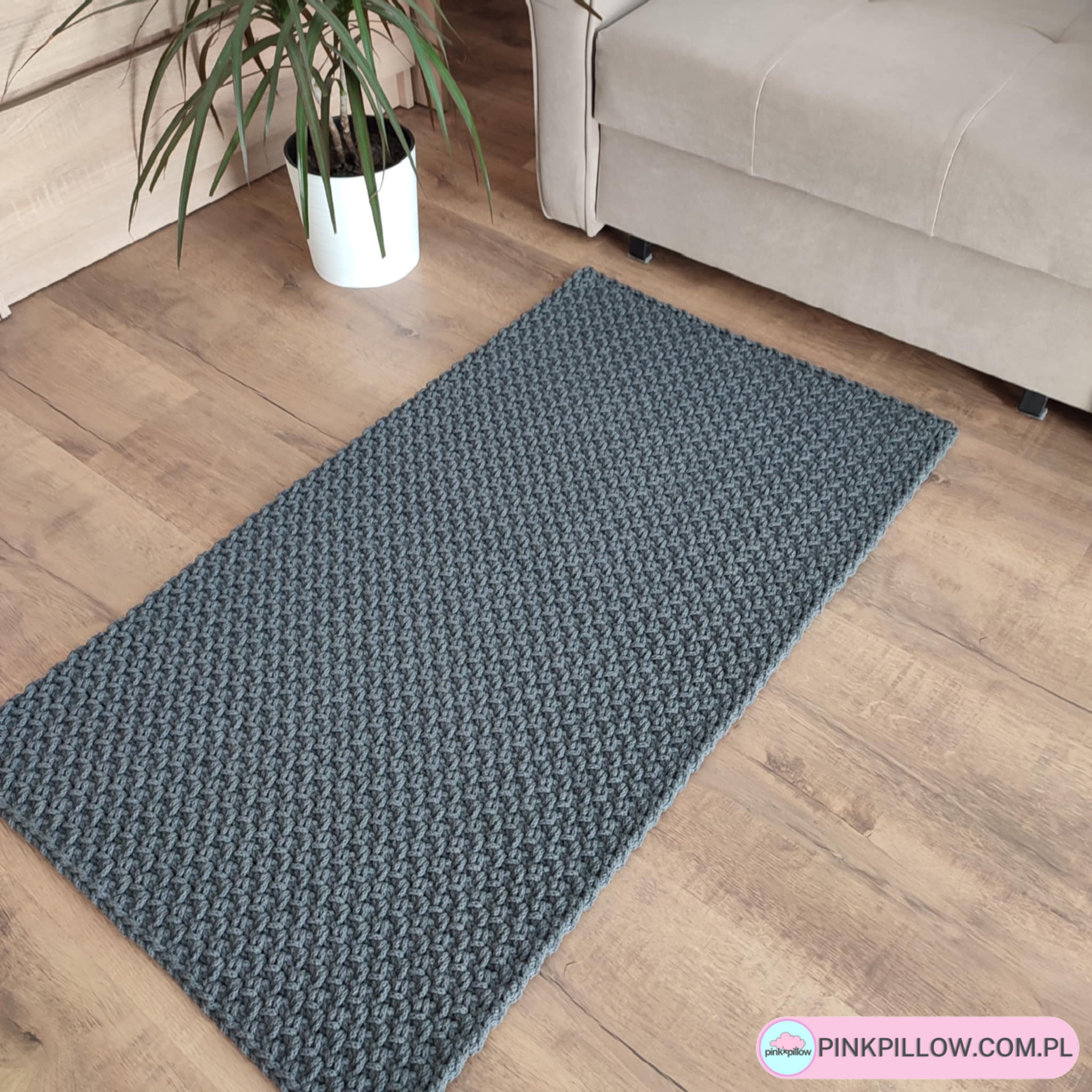 Prostokątny Dywan 70x120 cm Prosty - Różne Kolory - obrazek 3