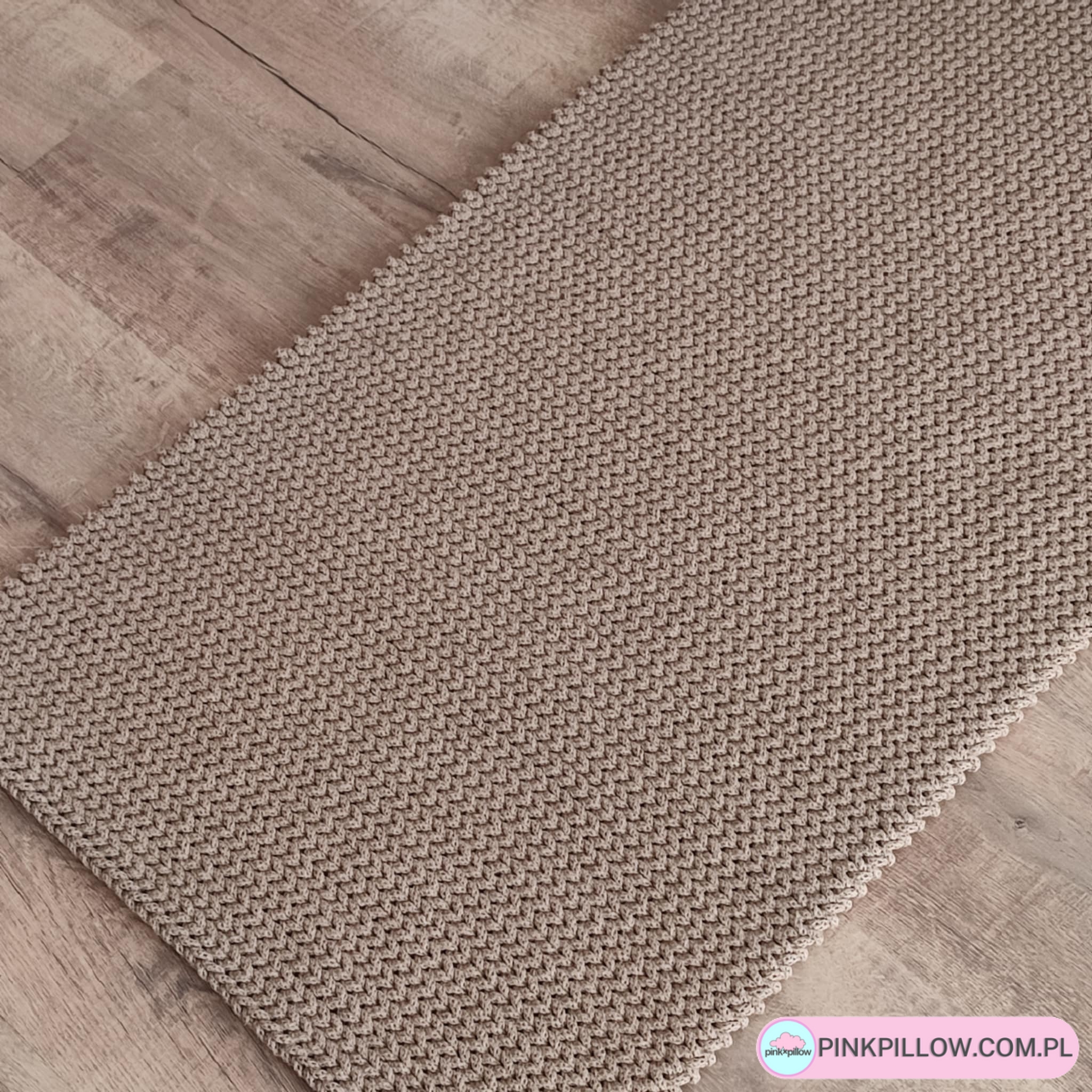 Prostokątny Dywan sznurkowy podłogowy