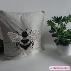 Poszewka 40x40 cm Dekoracyjna - Wzór Bąk