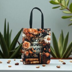 Torba bawełniana dla Nauczyciela "Uczy inspiruje wspiera"