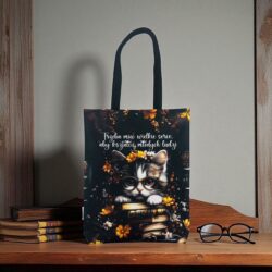 Torba Nauczycielska na ramię - Wzór z Kotkiem