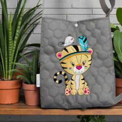 Torebka Dziecięca z wyhaftowanym Tygryskiem