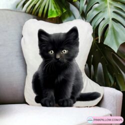 Poduszka Kotek Czarny