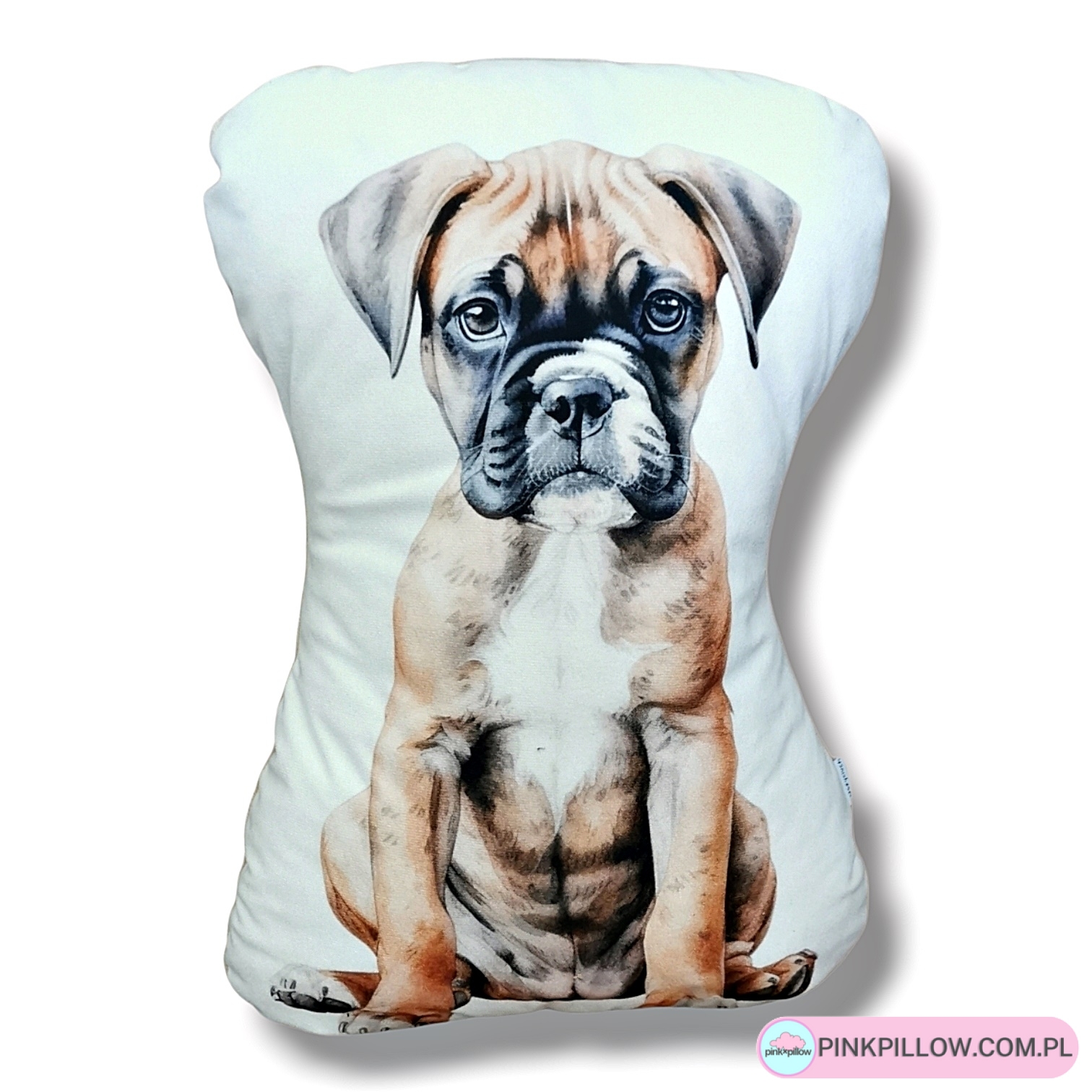 Poduszka z nadrukiem - Pies Bokser