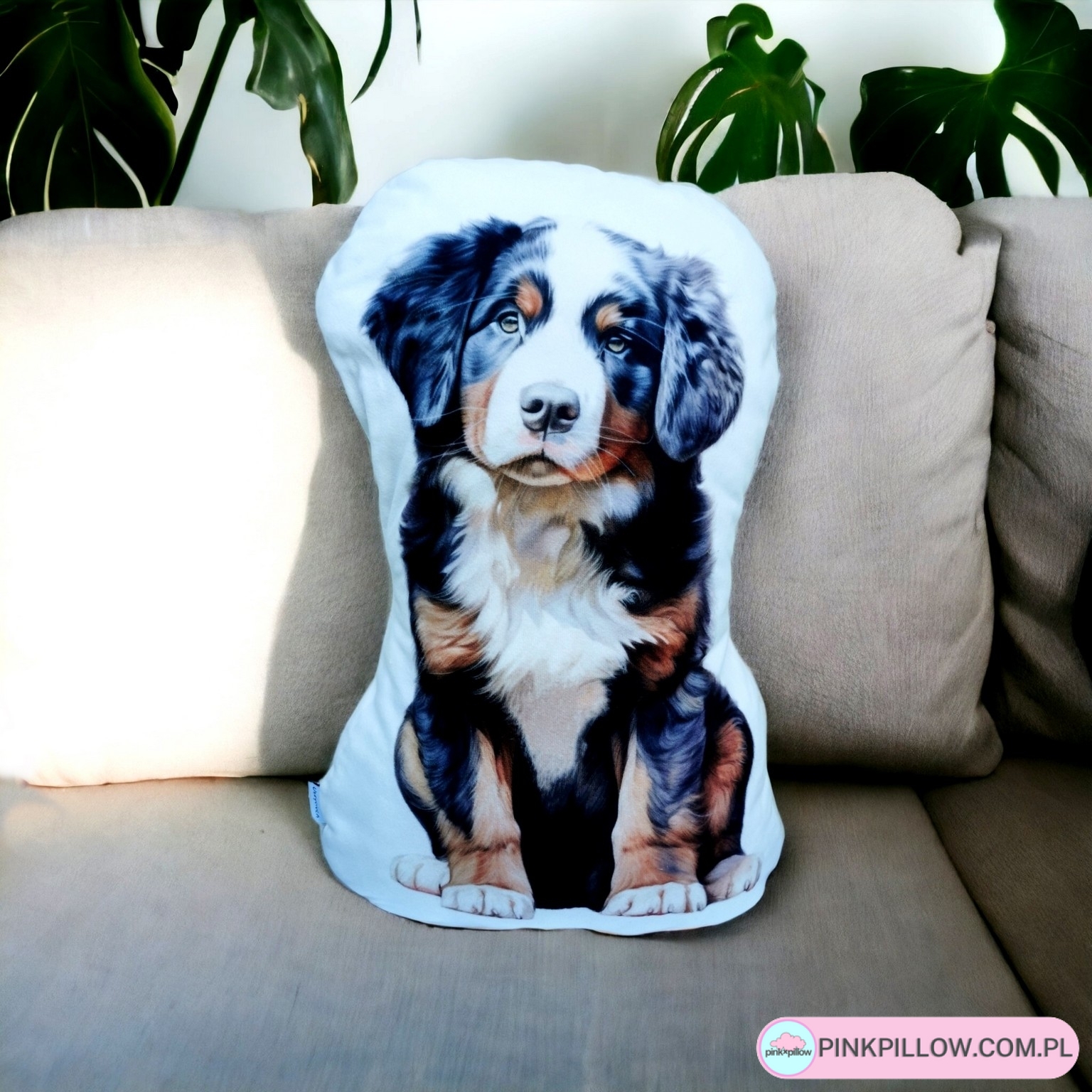 Poduszka dekoracyjna Piesek "Berneński pies Pasterski"