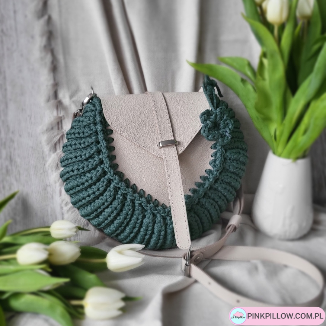 Torebka na szydełku Diana - Różne Kolory - obrazek 2