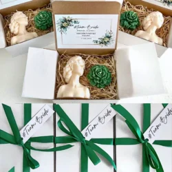 Prezent z Dedykacją dla Koleżanki ze Świecami - Personalizowany