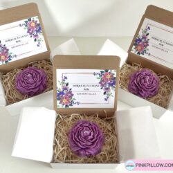 Personalizowany Box dla Nauczyciela ze Świecą Piwonią i Dedykacją