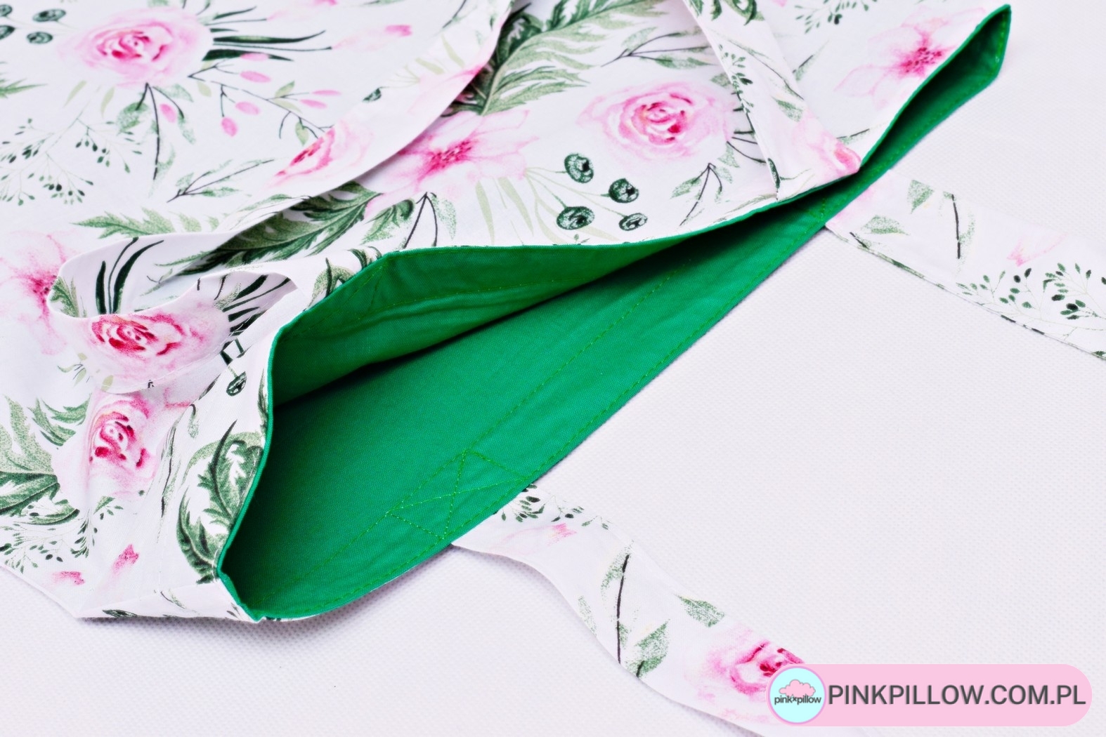 Torba z długimi uszami na ramię - Zielona Podszewka