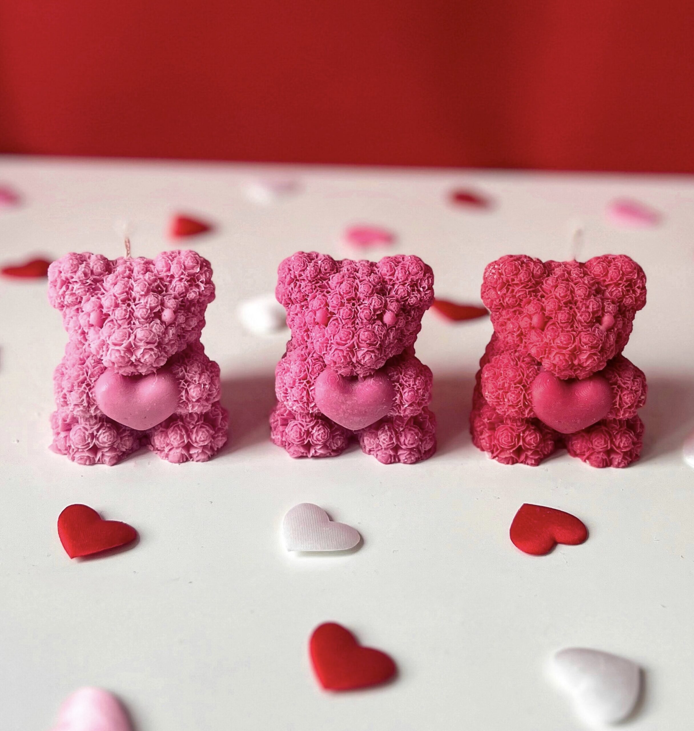 Świeczka Miś z Serduszkiem