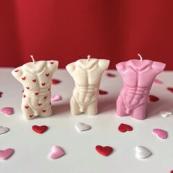 Świeca sojowa Ciało Mężczyzny - Różne Kolory