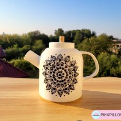 Kolorowy Dzbanek do Herbaty - Wzór Mandala