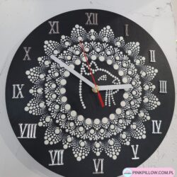 Zegar salonowy w Mandalę - Średnica 30 cm