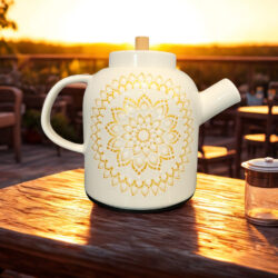 Dzbanek do herbaty zdobiony - Wzór Mandala