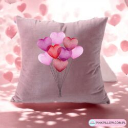 Poszewka na Poduszkę dla dzieci "Balonowe serca"