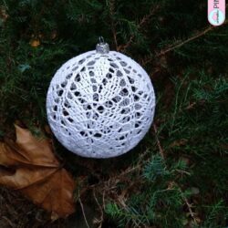 Bombka na szydełku Krok po kroku - Wzór Gałązki - Wersja PDF