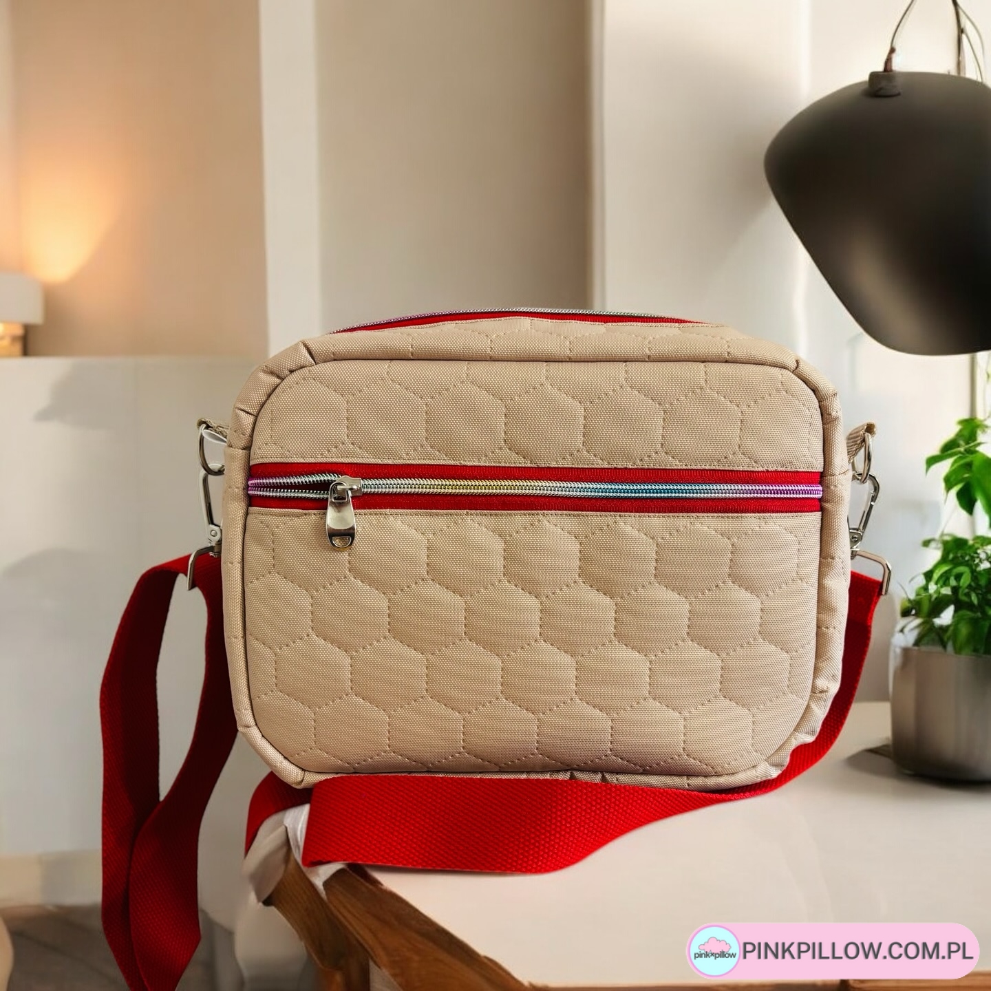 Torebka Smartbox haftowana w Maki - Widok Tył