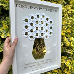 Podziękowanie dla Nauczyciela na Koniec Roku w Ramce 3D - Personalizacja
