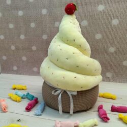 Poduszka Muffinka - Wzór Wanilia