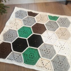 Dywan Plaster miodu - Wymiar 125x118 cm